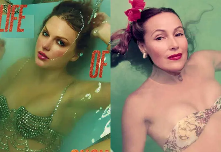 Taylor Swift vs Dolores del Río: ¿Homenaje o copia en la portada de su nuevo disco The Life of a Showgirl?