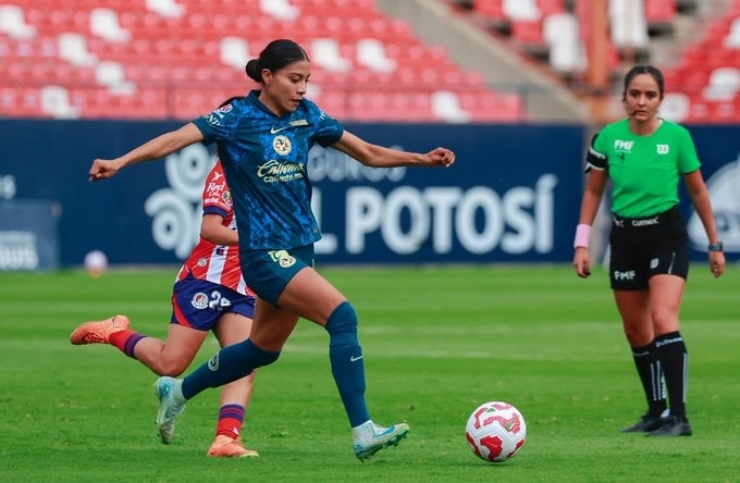América golea 6-0 al Atlético de San Luis en Liga MX Femenil