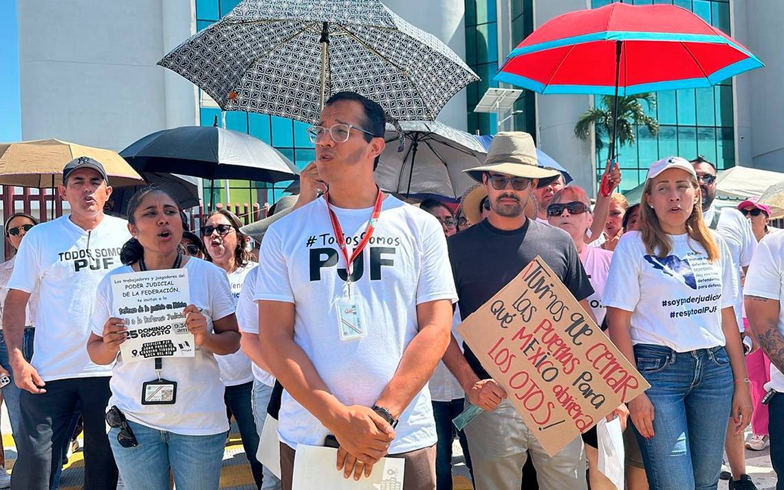 Trabajadores del Poder Judicial de Veracruz concluyen paro
